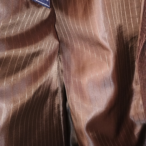 Dockers Blazer Mens 46R Corduroy Chocolate Brown Blazer Jacket Leather Buttons - Picture 13 of 13